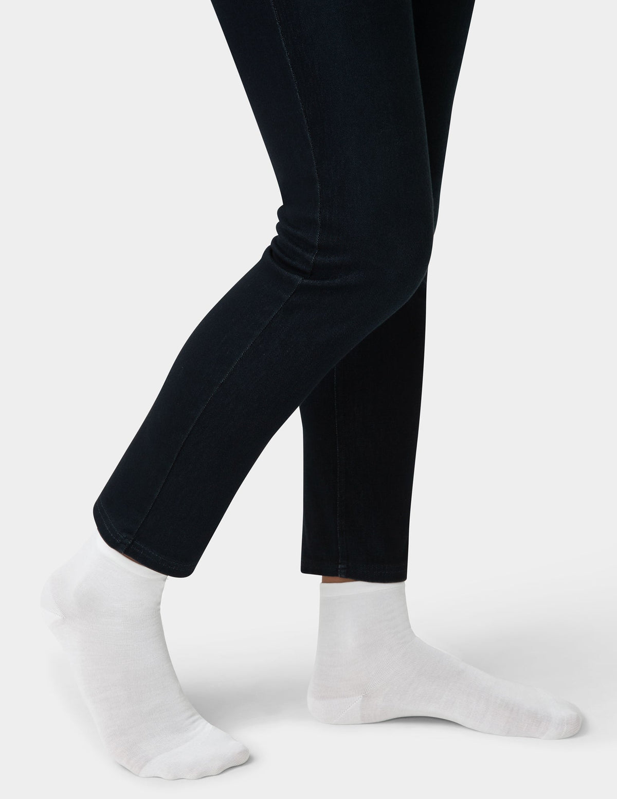 Hue Sleek Sock - White