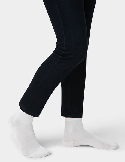 Hue Sleek Sock - White