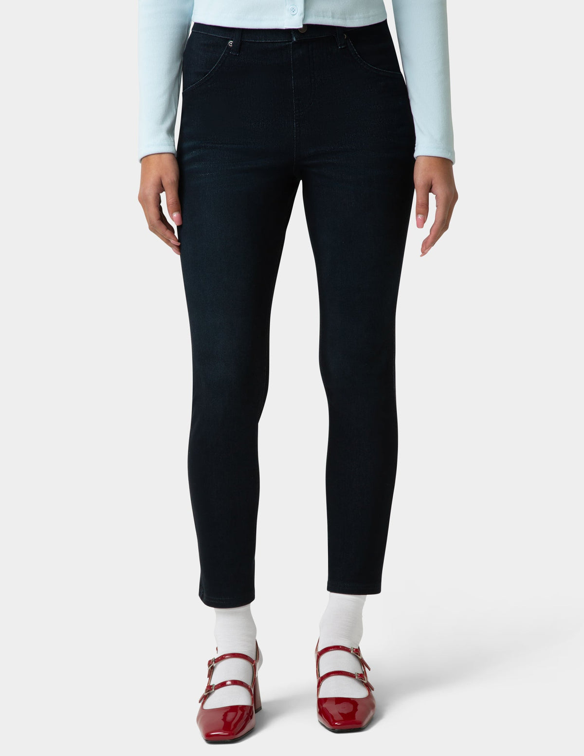 Hue Sleek Sock - White