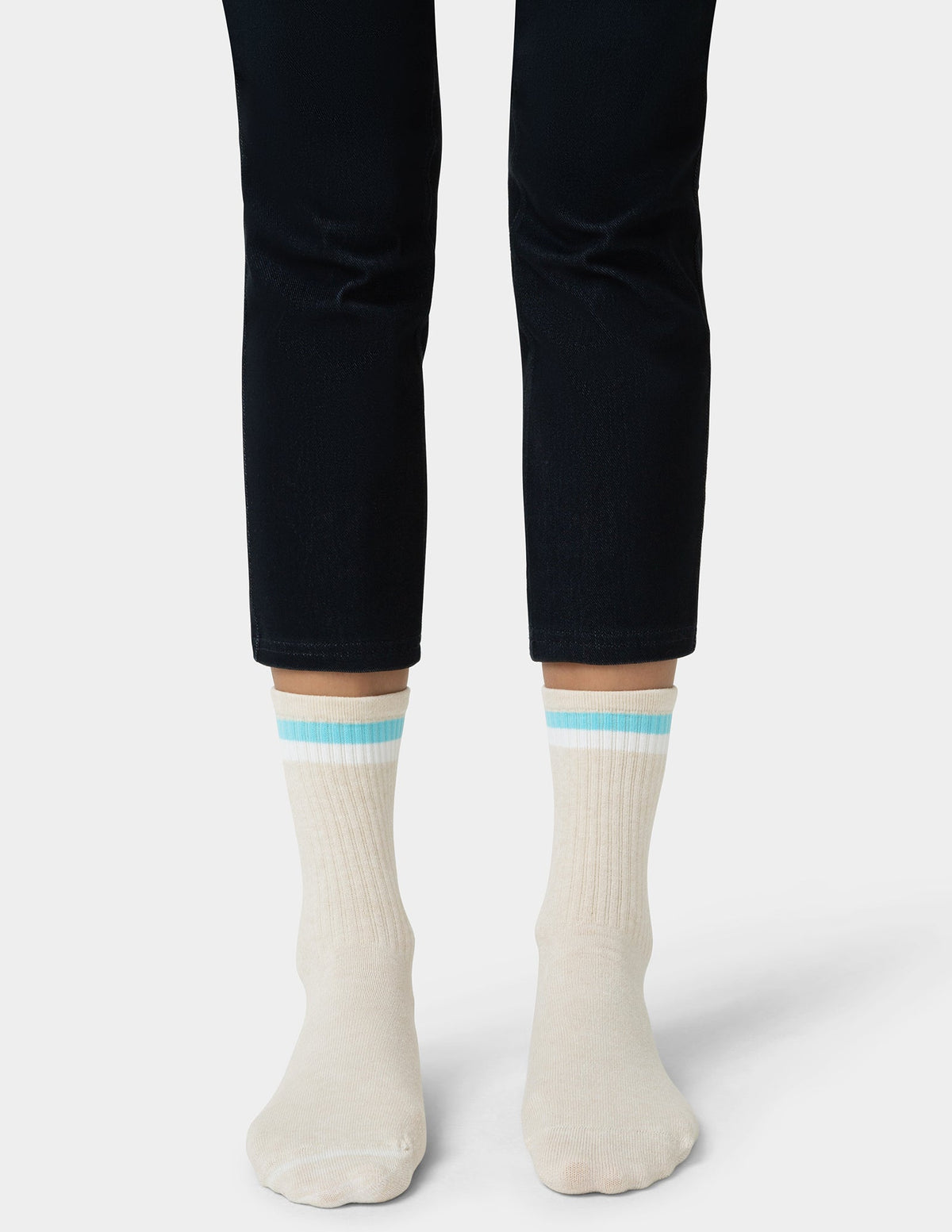 Hue Women's Must Have Crew 3 Pair Pack - Multi Stripe