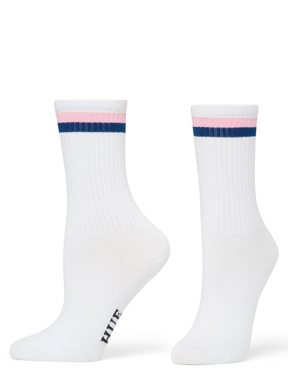 Hue Women's Must Have Crew 3 Pair Pack - Multi Stripe