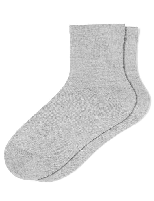 Hue Sleek Sock - Light Grey Heather