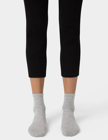 Hue Sleek Sock - Light Grey Heather