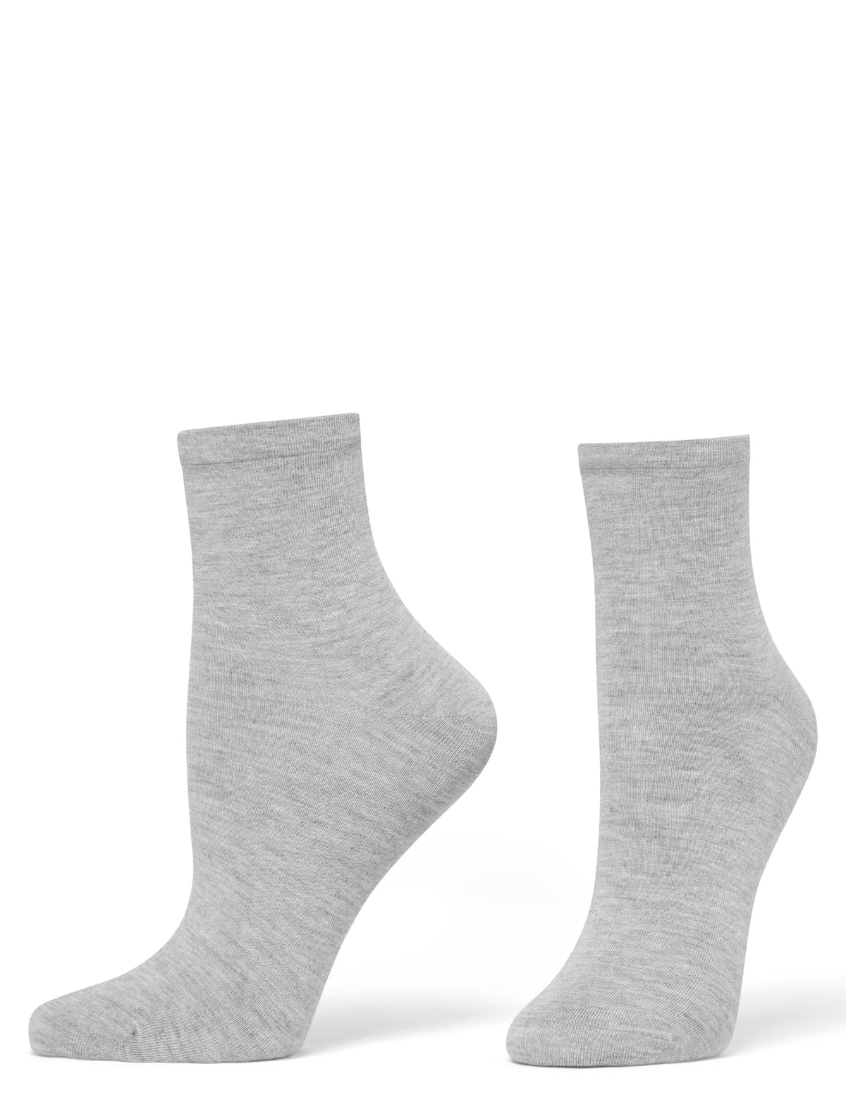 Hue Sleek Sock - Light Grey Heather