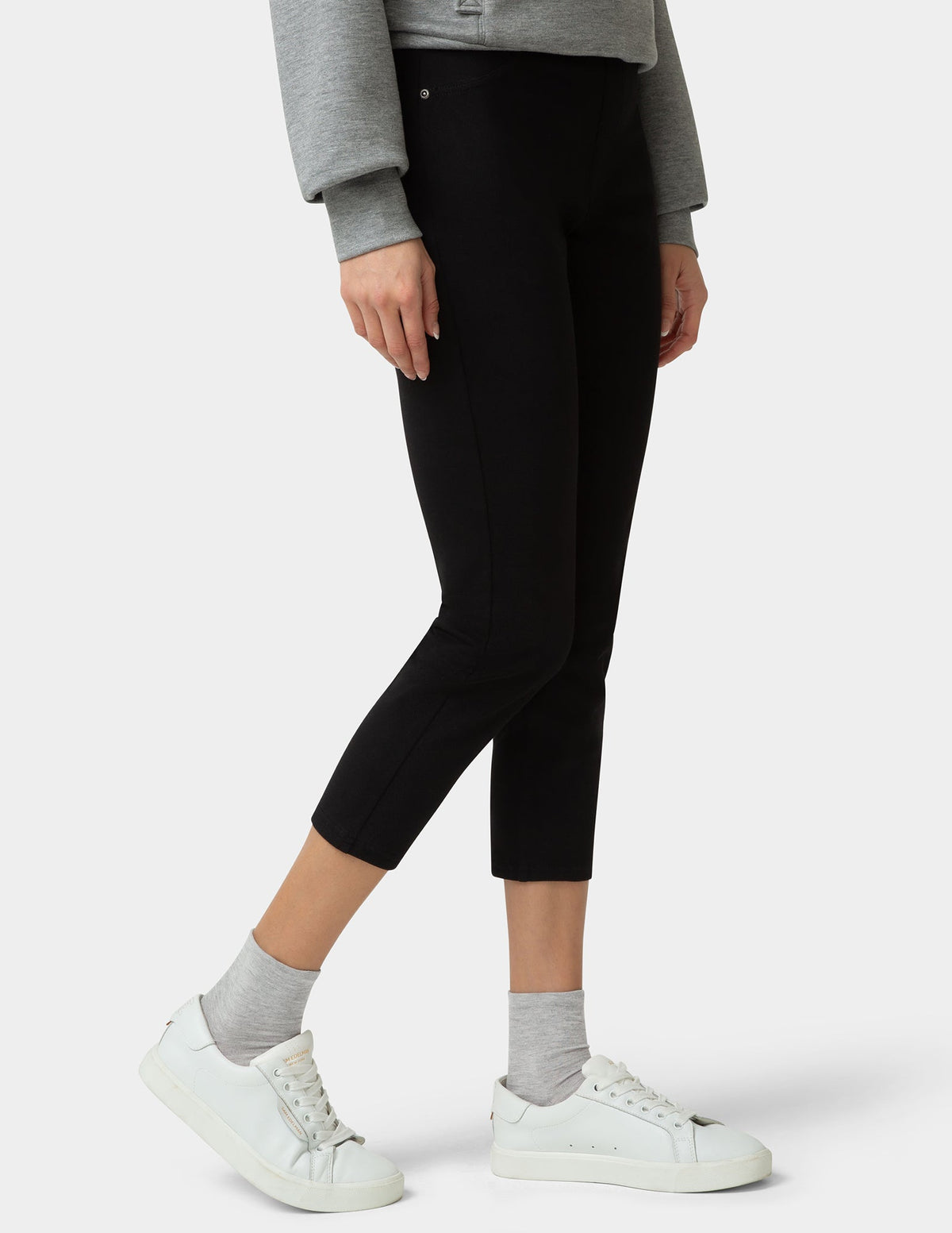 Hue Sleek Sock - Light Grey Heather