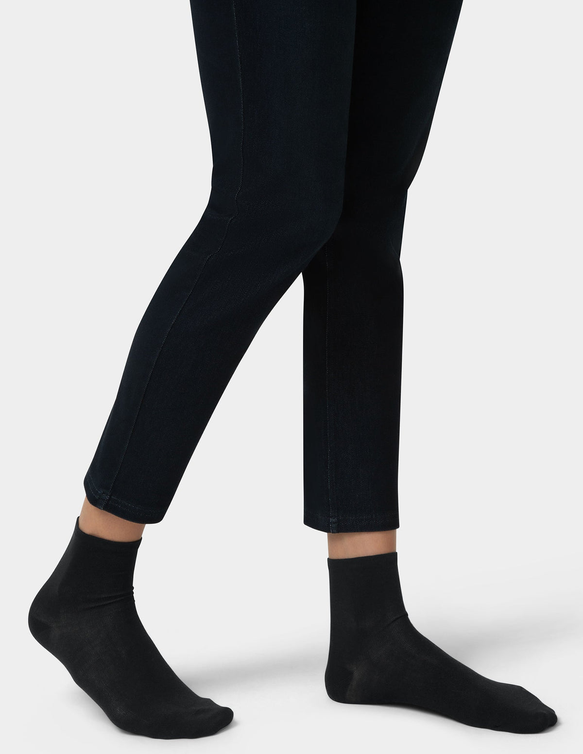 Hue Sleek Sock - Black