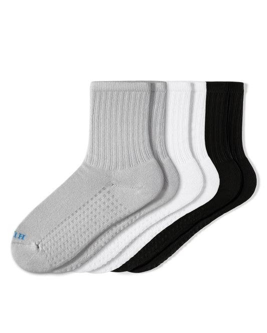 Hue Air Cushion Sport Crew 3 Pair Pack - Assorted